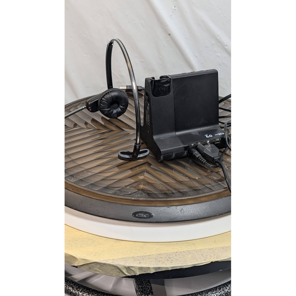Plantronics Savi W740 Wireless Headset System Black Good Noise Canceling PC Desk - Picture 7 of 10